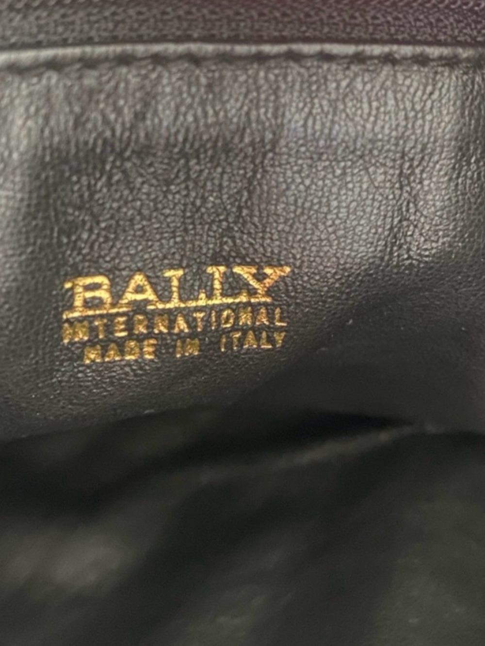 Vintage BALLY dark,green shoulder bag, RARE EUC - Picture 14 of 15